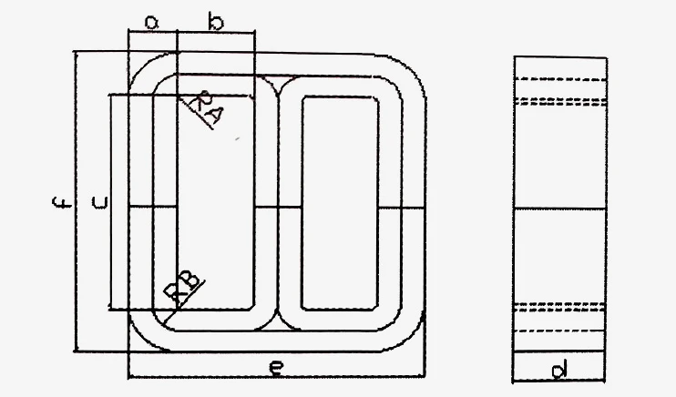 Amorphous C Core Metal Core For Power Transformer Or Inductor Amorphous C Core Metal Core For Power Transformer Or Inductor